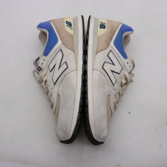 New Balance 574 Low Off White Blue  Men\'s 13 D Athletic Casual Sneakers U574UY2